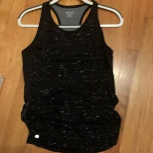 Athleta black racerback top